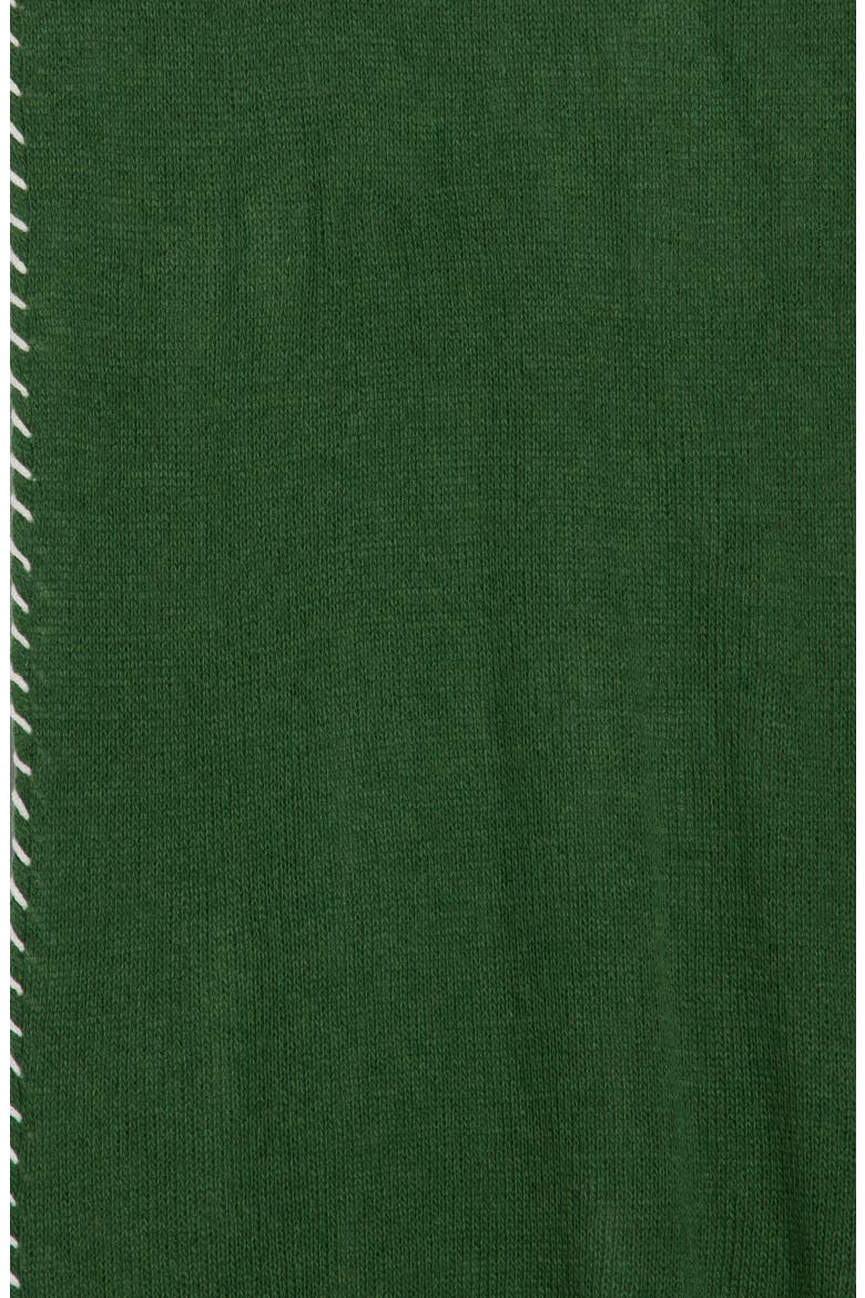 Whipstitch Trim Scarf, Alternate, color, MEADOW GREEN