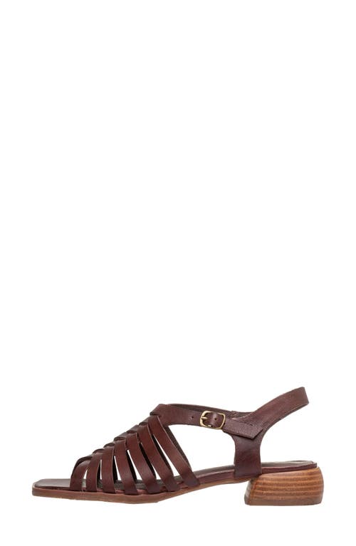 Antelope Leni Woven Slingback Sandal In Coffee