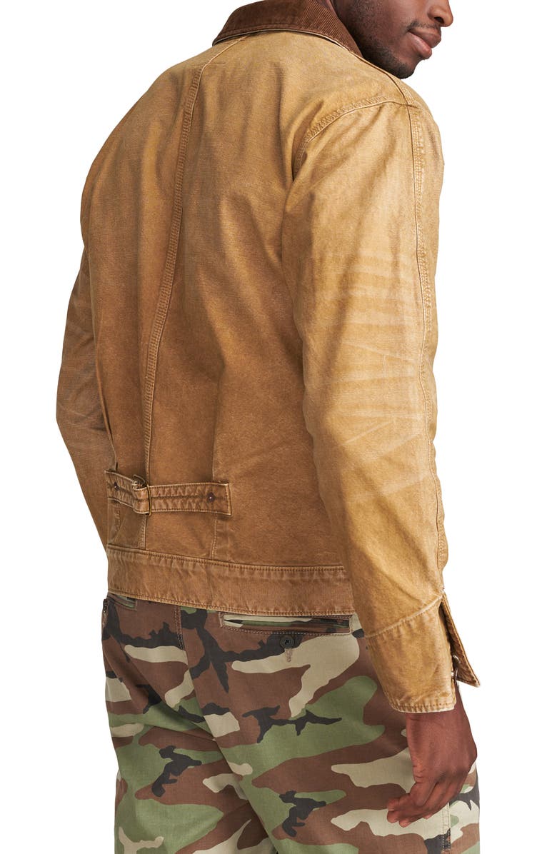 Lucky Brand Corduroy Collar Trucker Jacket, Alternate, color,