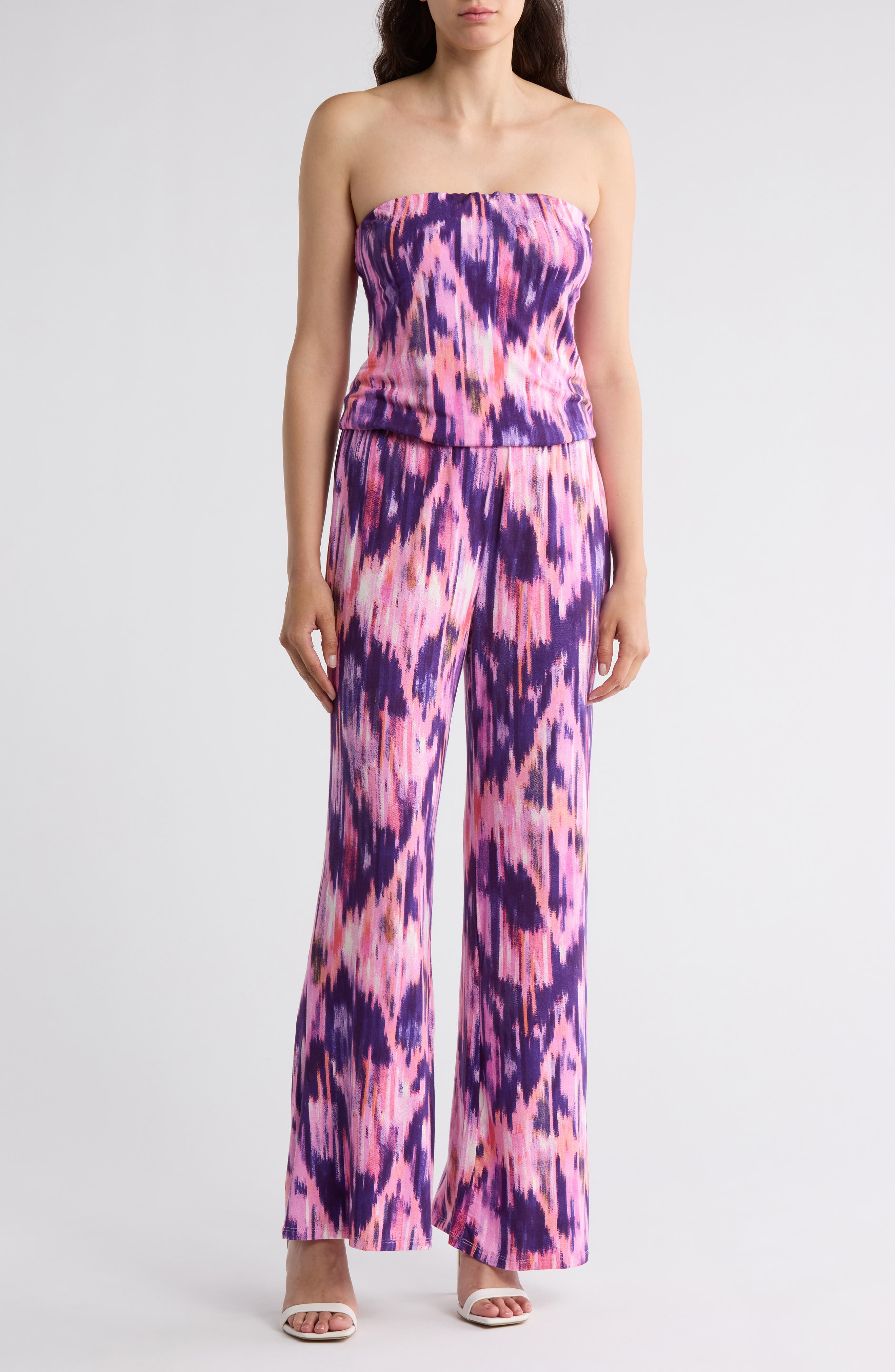 Tart Val Strapless Wide Leg Jumpsuit