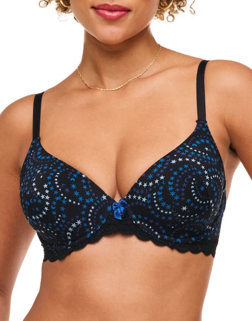 Shop Adore Me Kati Contour Demi Bra In Novelty Black