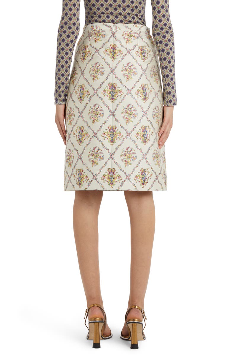Etro Floral Midi Skirt, Alternate, color, 