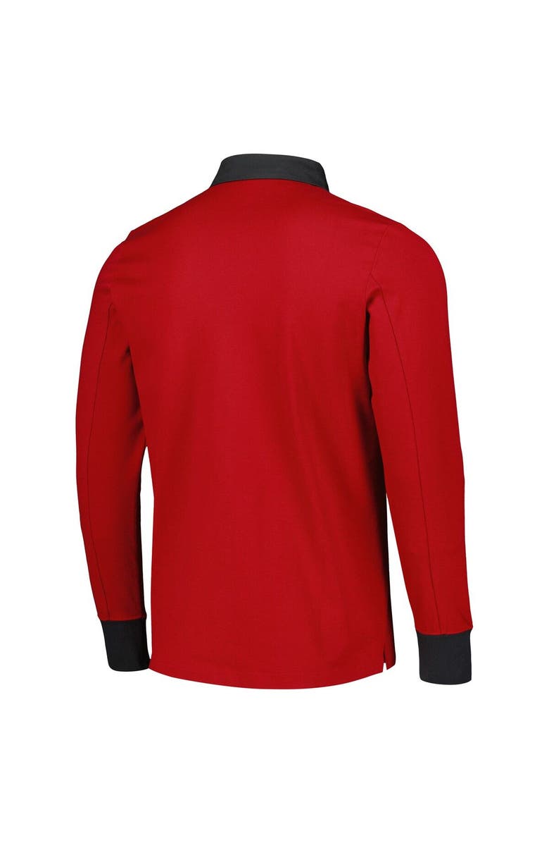adidas Men's adidas 2023 Player Red Toronto FC Travel Long Sleeve Polo, Alternate, color,
