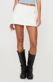 Princess Polly Gigi Cotton Miniskort