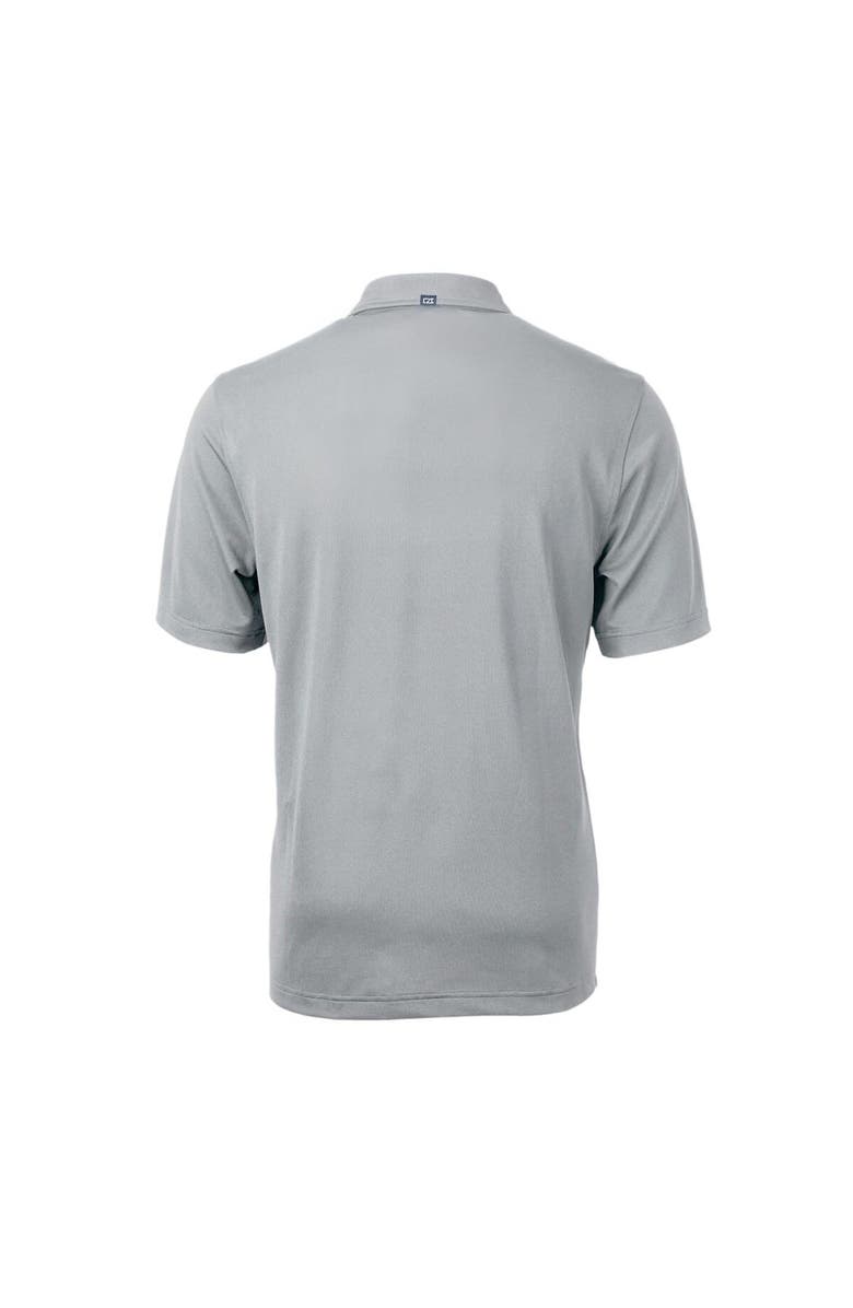 Cutter & Buck Men's Cutter & Buck Gray Portland State Vikings Team Big & Tall Virtue Eco Pique Recycled Polo, Alternate, color, 