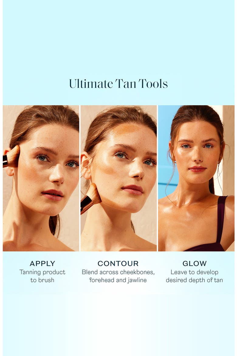 Ultimate Tan Face Brush, Alternate, color, BLUE