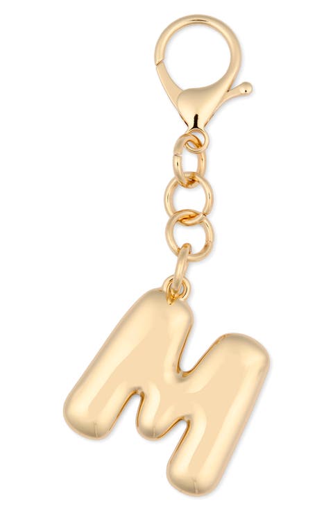 Bubble Initial Bag Charm