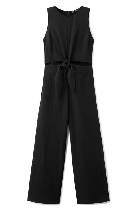Knot Front Cut Out Jumpsuit