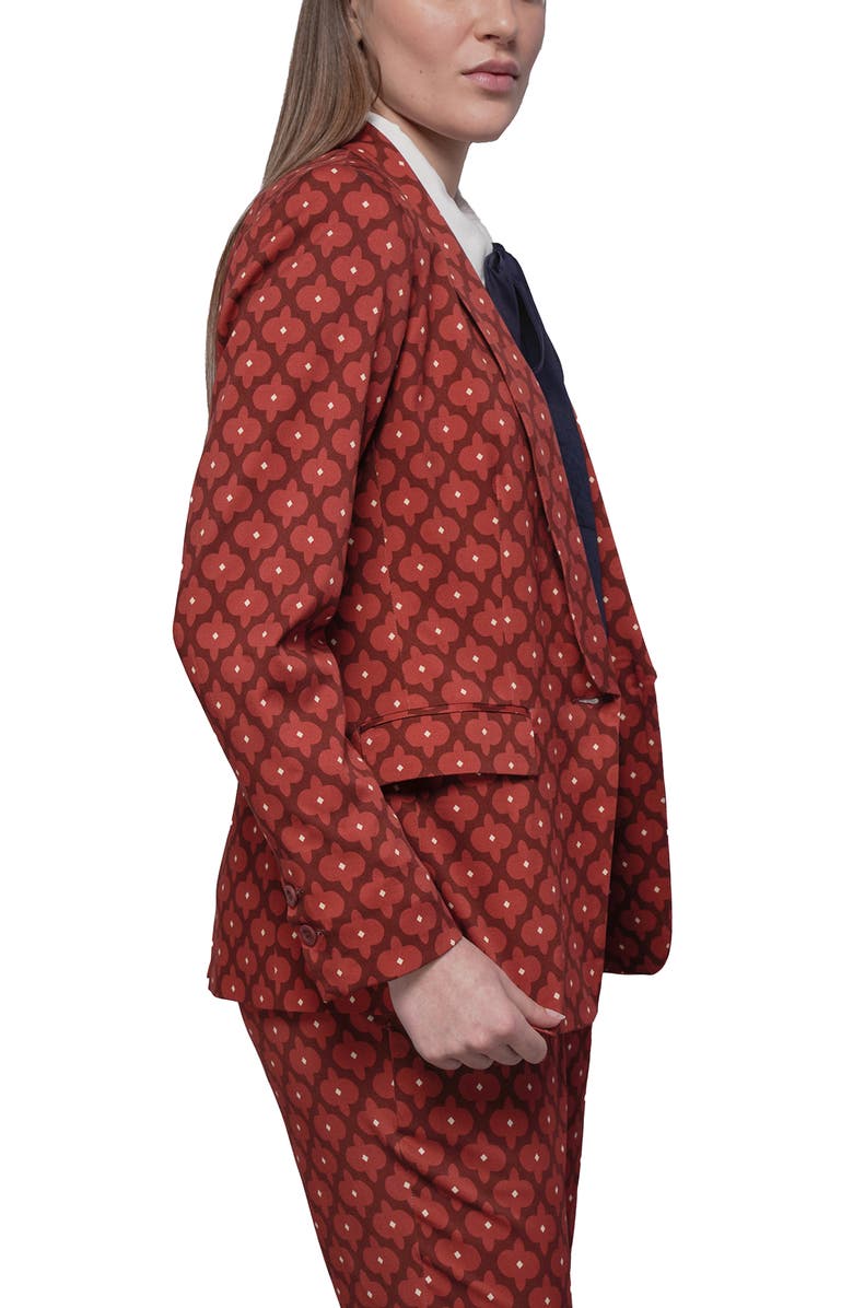 WILDFANG The Empower Tux Blazer, Alternate, color, Modern Fleur Cinnamon