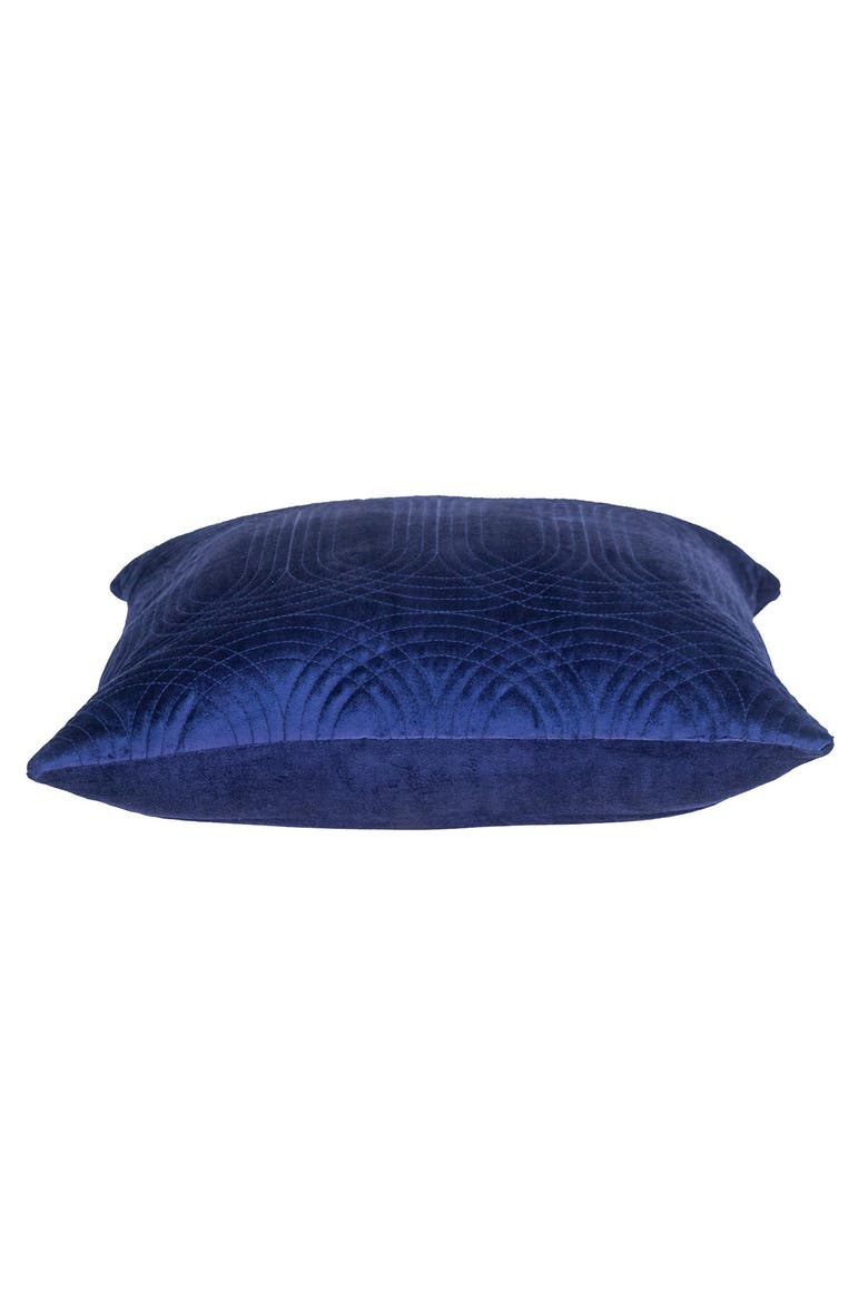 Iphis Topstitched Throw Pillow, Alternate, color, BLUE