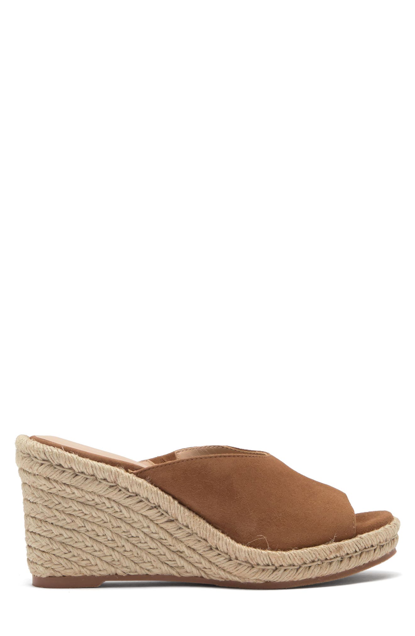Wonda Espadrille Wedge Sandal, Alternate, color, CAMEL