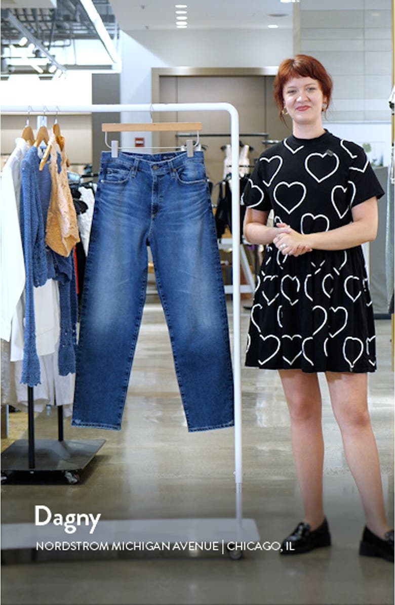 Rian Super High Waist Straight Leg Jeans, sales video thumbnail