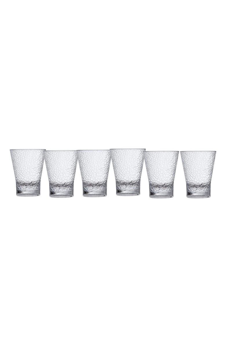 Fortessa Set of 6 Old Fashioned Glasses, Main, color, Clear