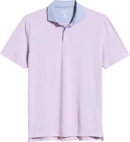 johnnie-O Cruz Stripe Performance Jersey Polo