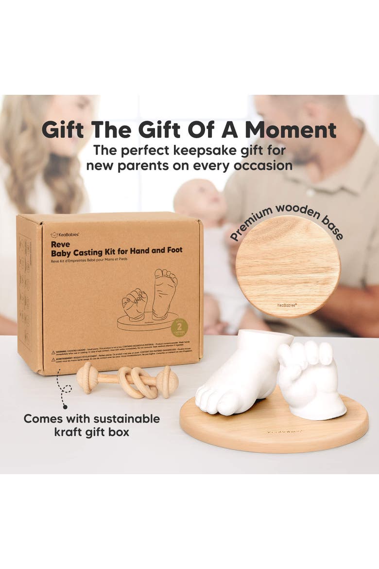 Reve Baby Casting Kit for Hand and Foot, Alternate, color, Ash Wood