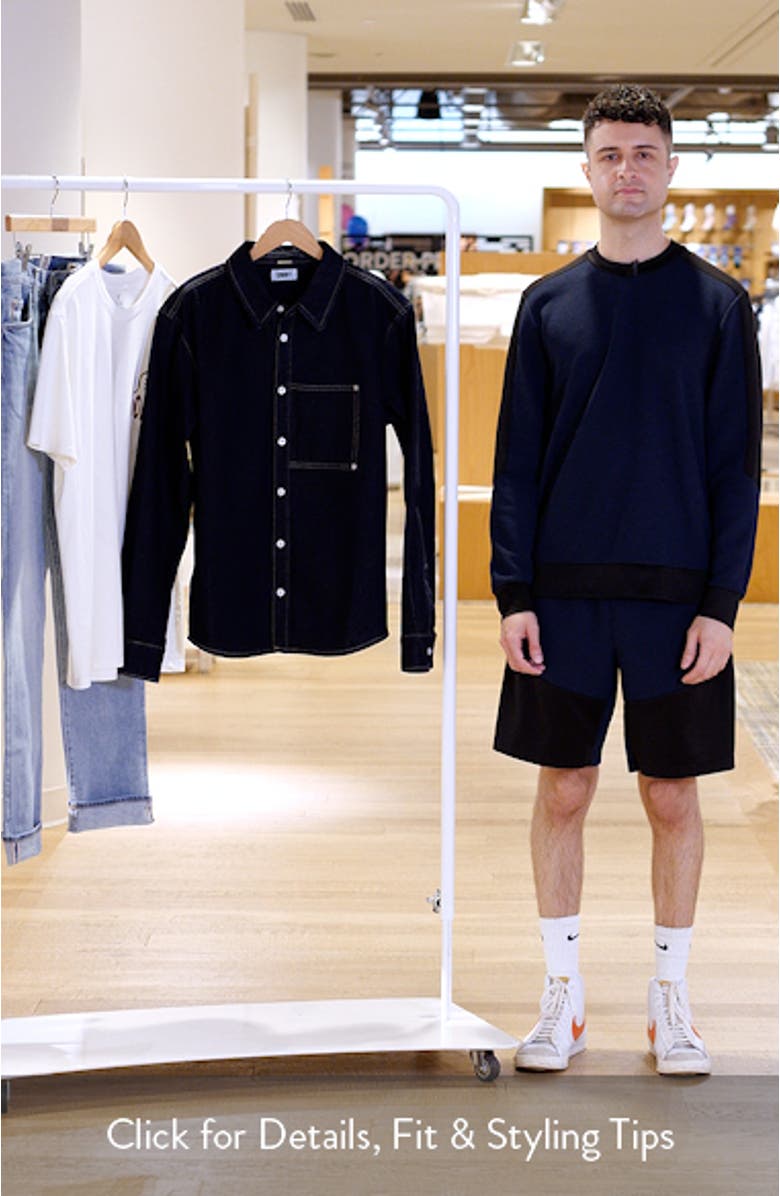 Cotton Denim Button-Up Shirt, sales video thumbnail