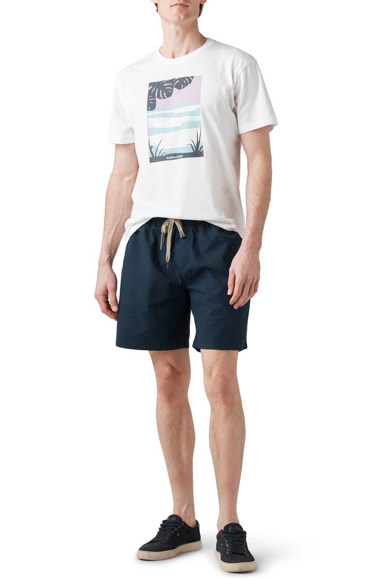 Rodd & Gunn Midday Sport Fit Cotton Graphic Tee, Alternate, color, Snow