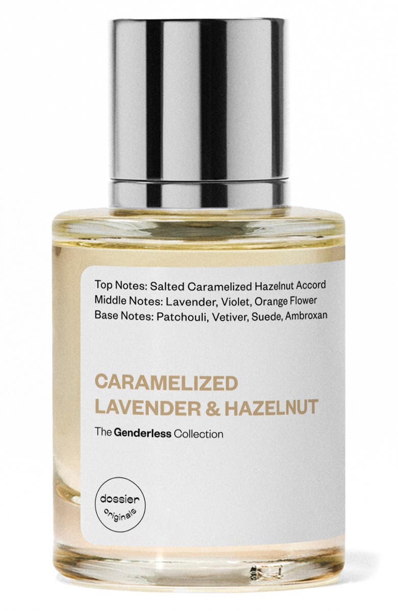 Dossier Caramelized Lavender & Hazelnut Eau de Parfum, Main, color,