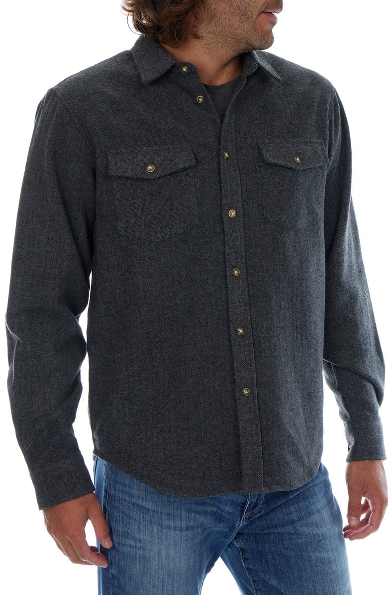 PX Herringbone Stripe Shacket, Alternate, color, Black