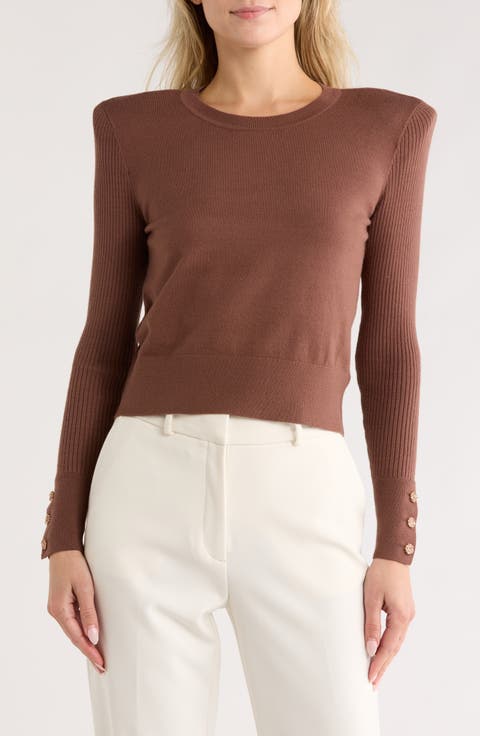 Rib Sleeve Sweater