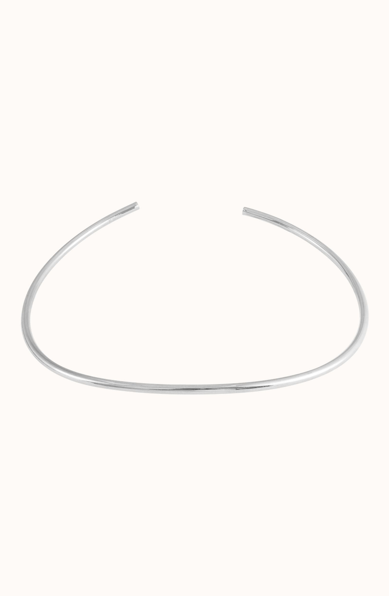 Joiana Jewelry The Neck Cuff Necklace, Main, color, White Silver