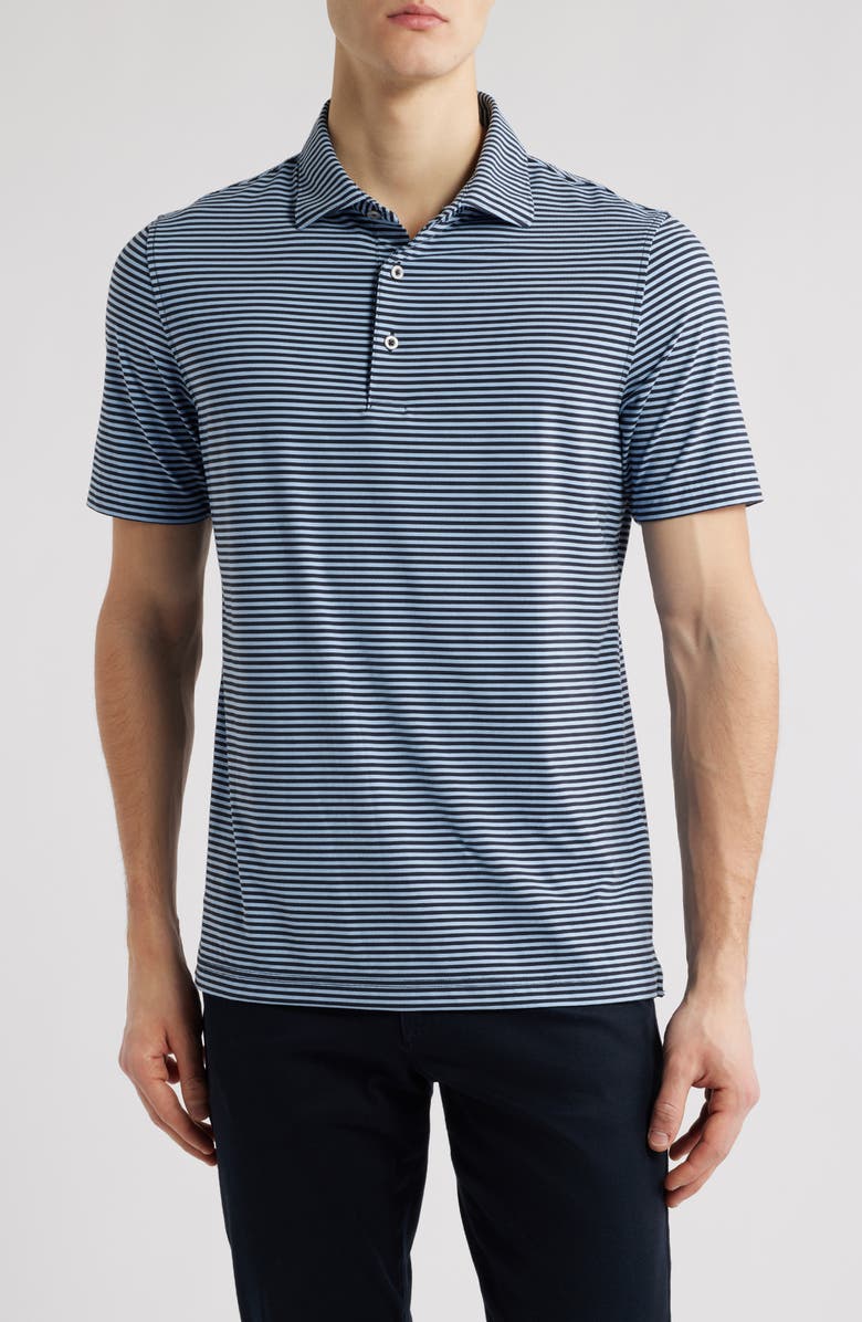 Scott Barber Prep Stripe Polo, Main, color,