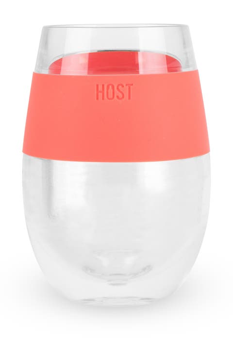 Wine FREEZE(TM) Cooling Cup - Coral