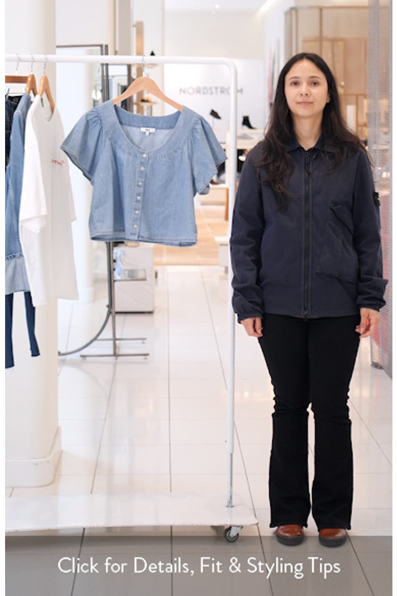 Belle Chambray Button-Up Shirt video