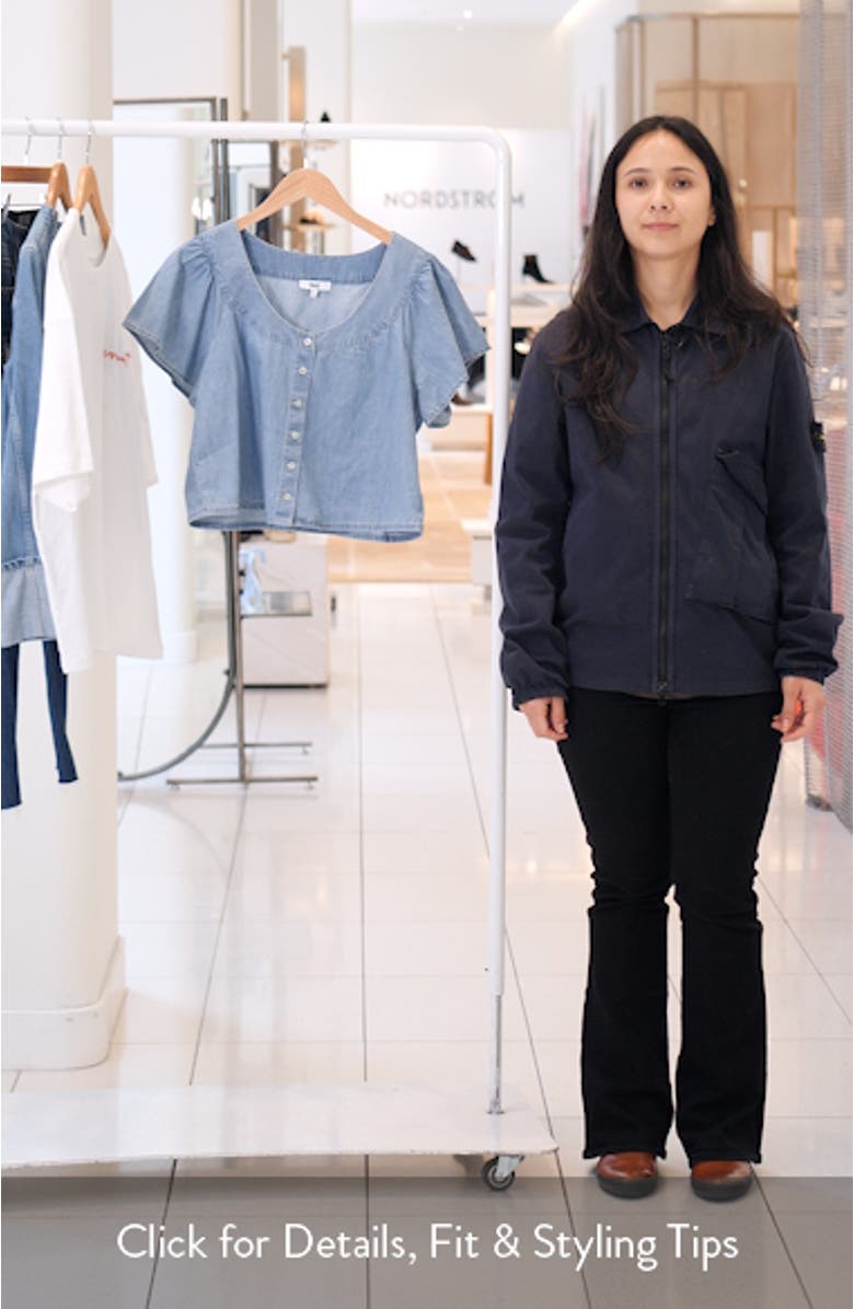 Belle Chambray Button-Up Shirt, sales video thumbnail