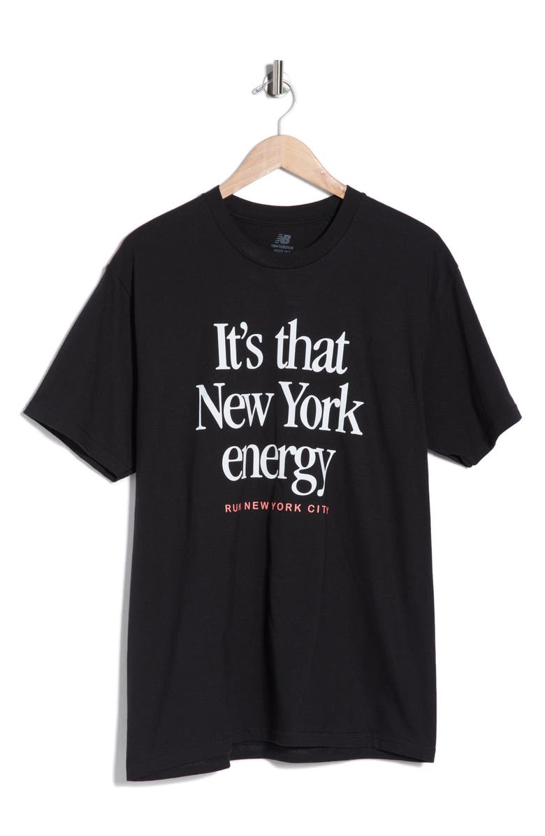 New Balance Run for Life Graphic T-Shirt, Main, color, Black