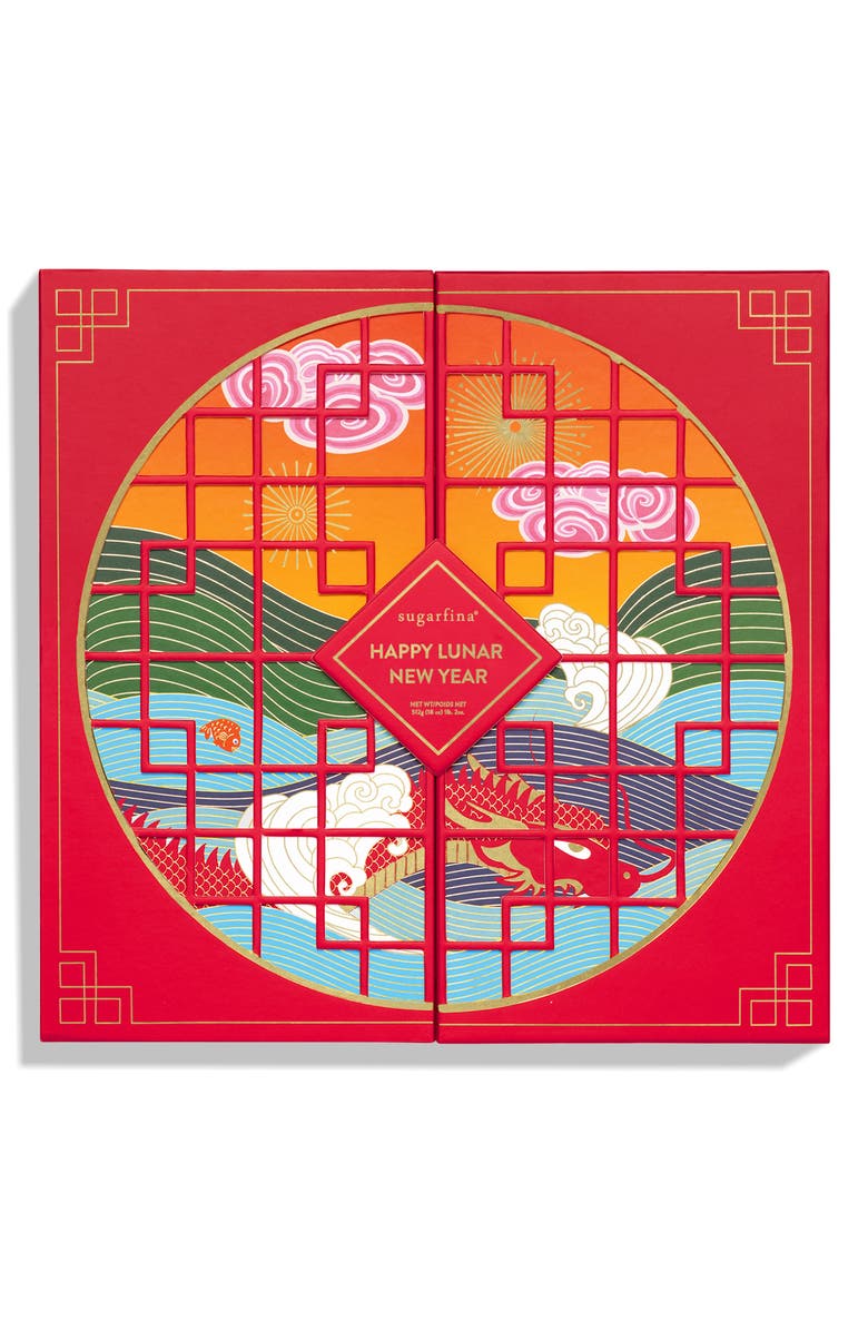 sugarfina Year of the Dragon Set of 8 Zodiac Tasting Collection Boxes, Main, color, 