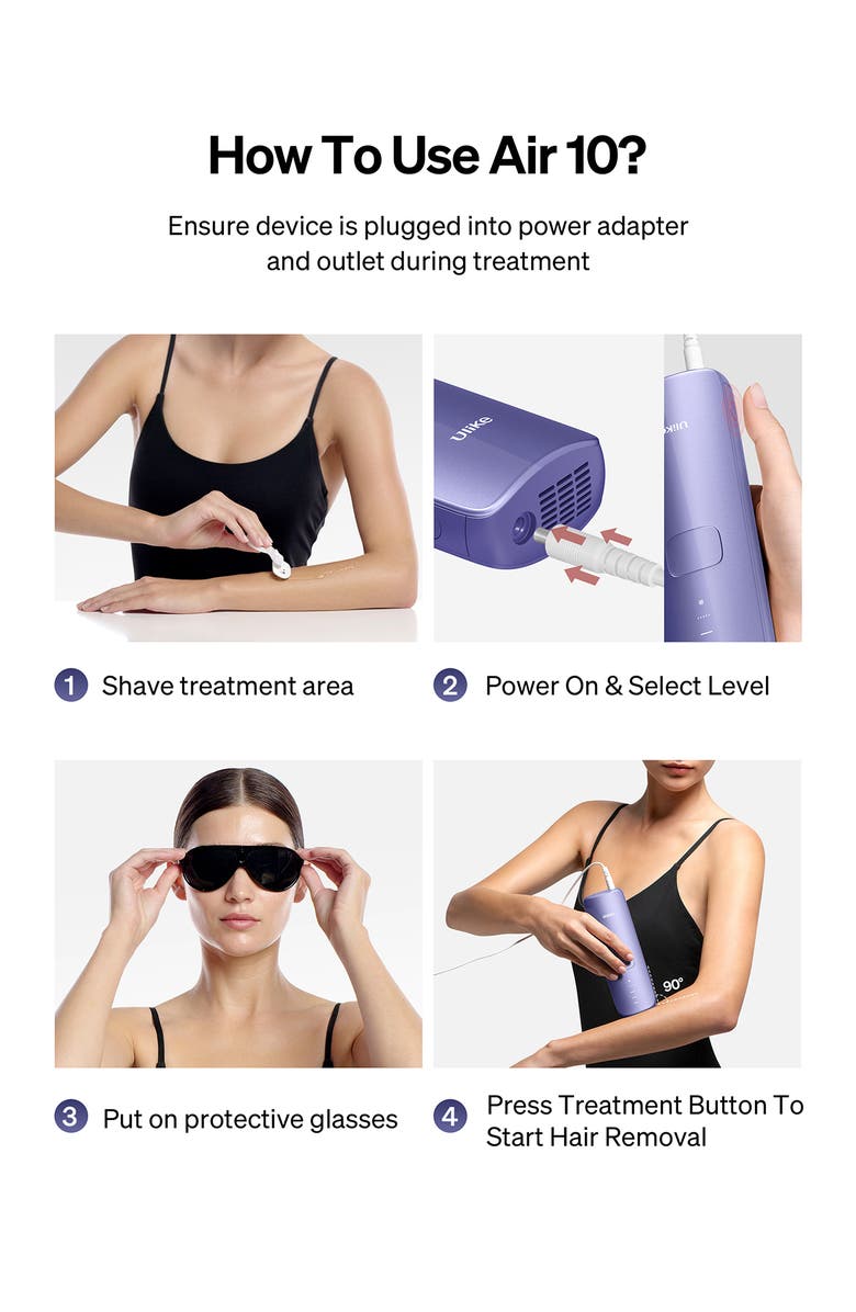 ULIKE Ice Cooling IPL Hair Removal Device, Alternate, color, Purple