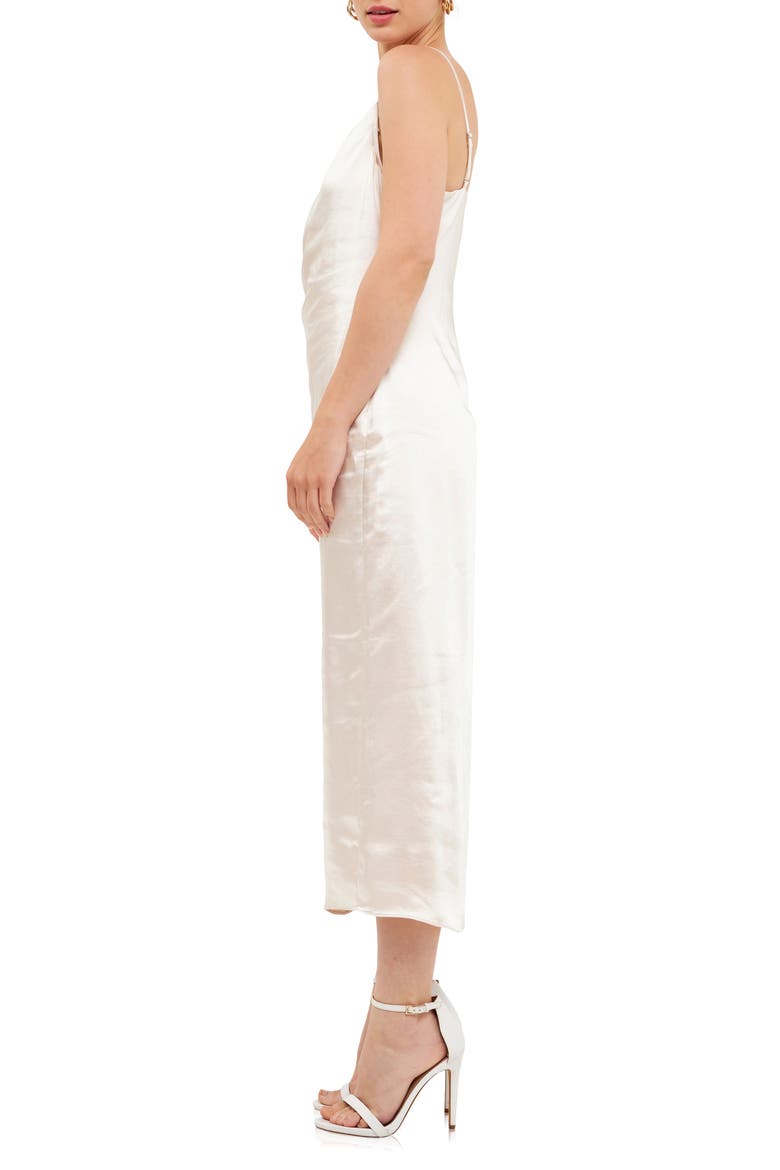 Surplice Satin Slipdress, Alternate, color, CHAMPAGNE