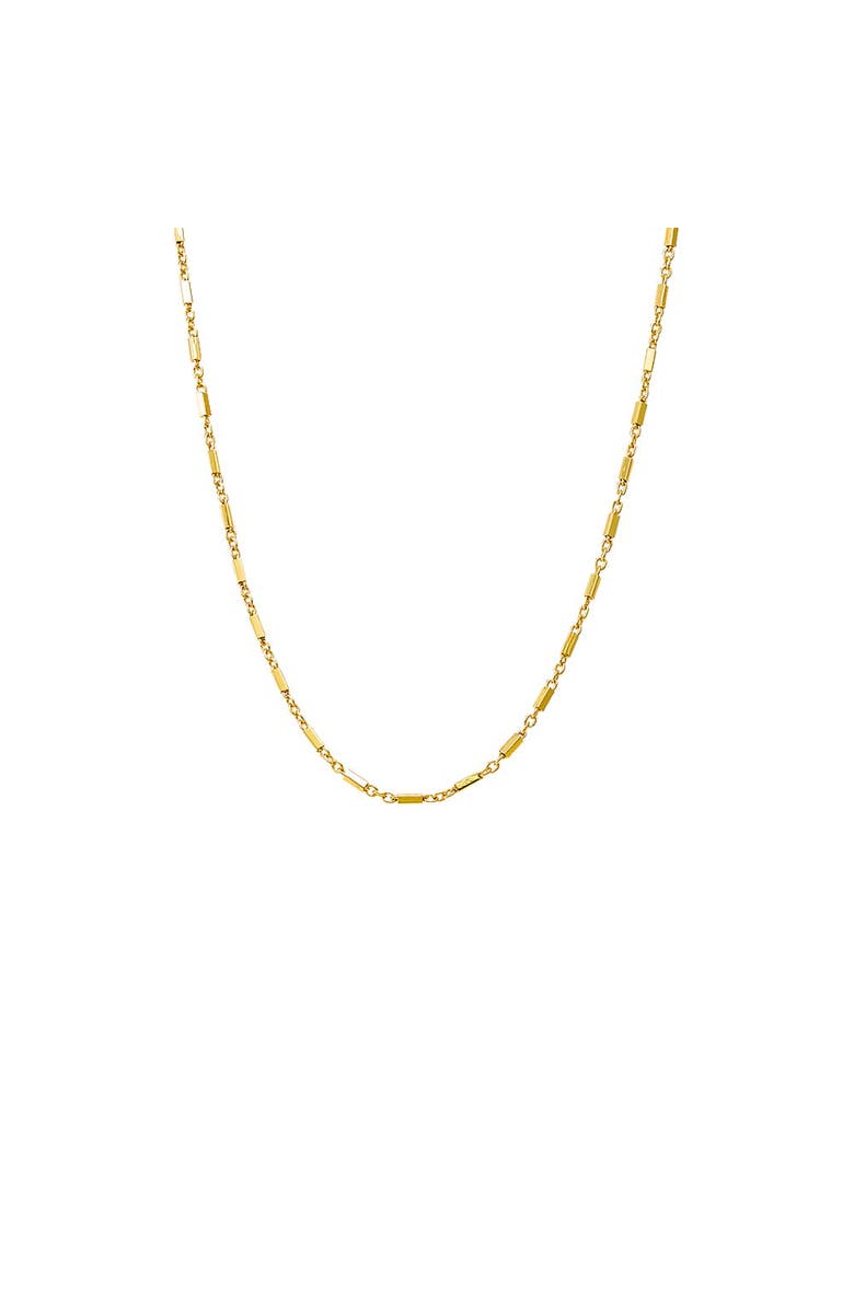 BY ADINA EDEN Solid Cylinder Chain Necklace, Main, color, 