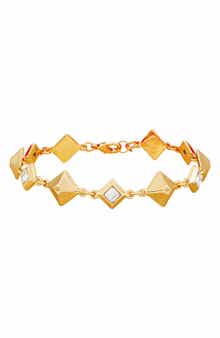 Vince Camuto Crystal Pyramid Line Bracelet