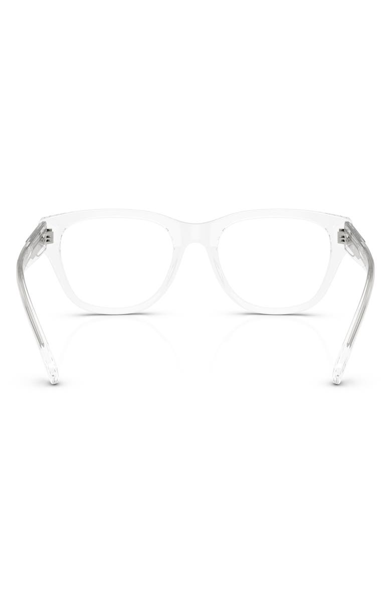 DIESEL<sup>®</sup> 53mm Square Optical Glasses, Alternate, color, Shiny Cristal/ Demo
