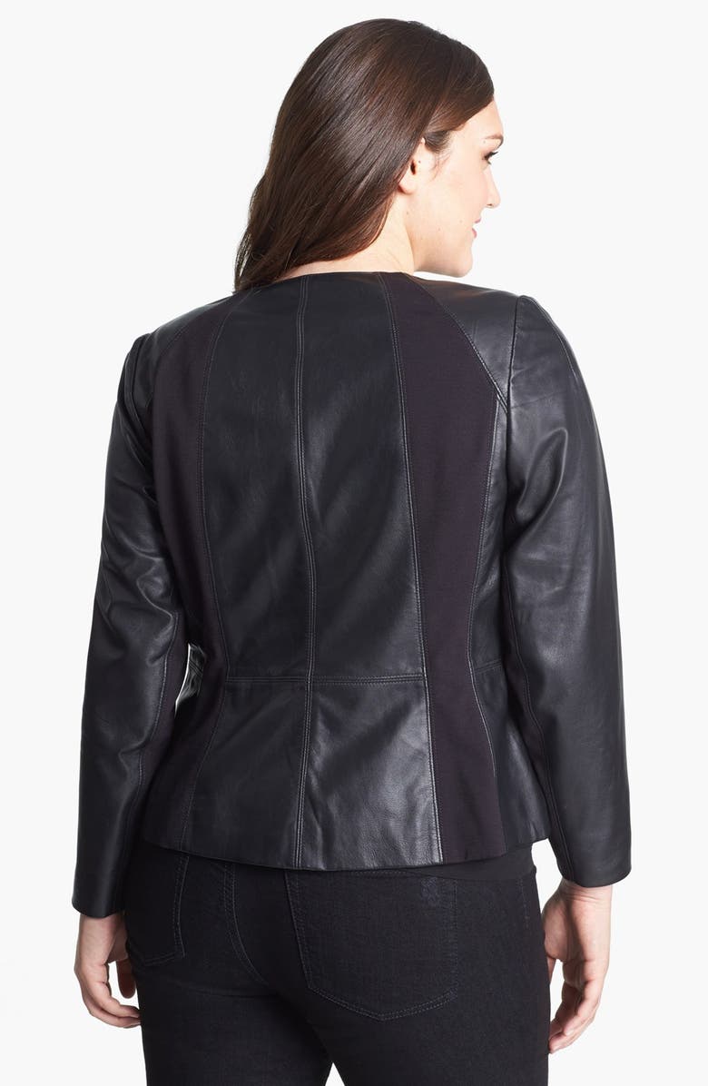 Sejour Lambskin Leather Jacket, Alternate, color, 