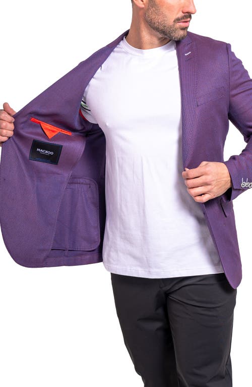 Maceoo Descartes Evo Ascension Unconstructed Blazer In Purple