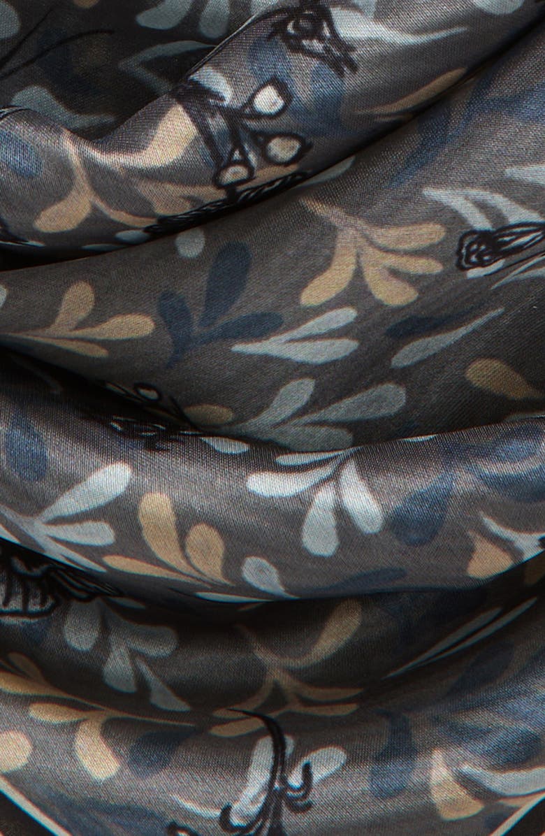 Treasure & Bond Pleated Satin Scarf, Alternate, color, 