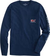 vineyard vines Textured Football Long Sleeve Pocket T-Shirt