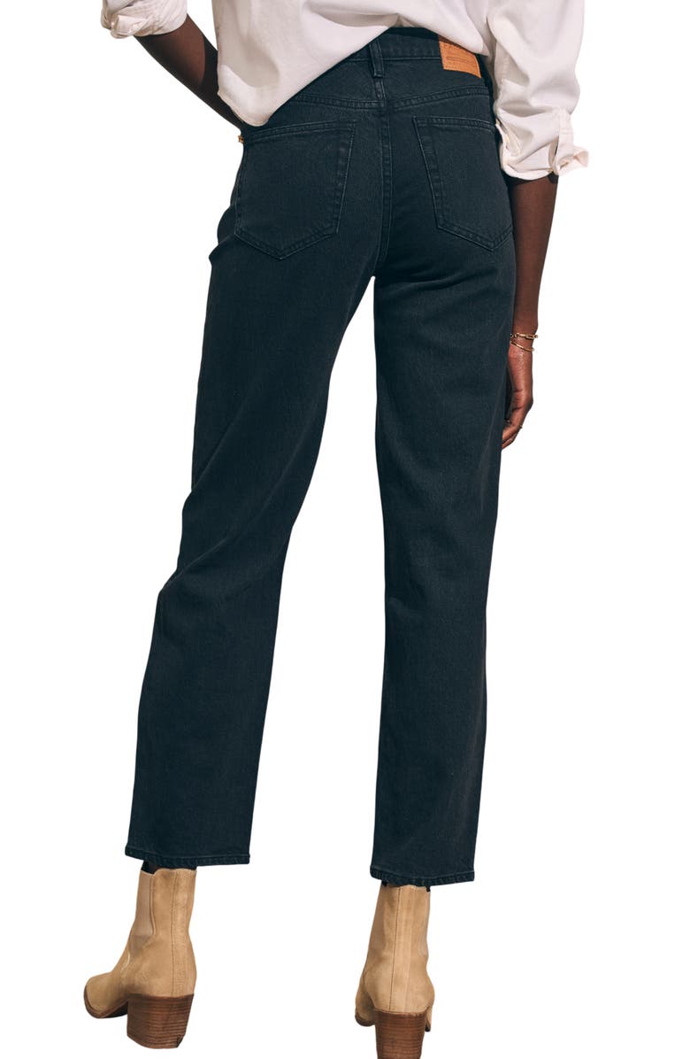 Faherty Slim Straight Leg Jeans, Alternate, color, Blackcliff