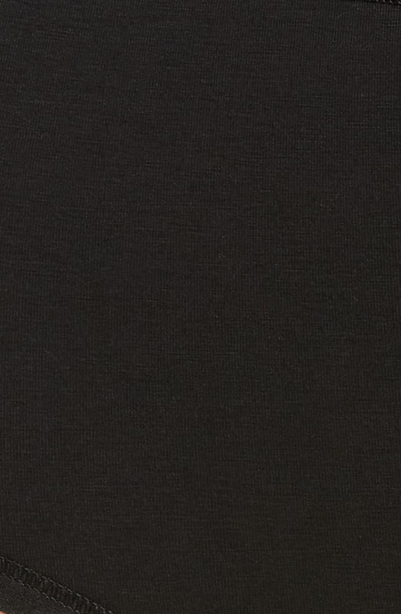 Wacoal Understated Cotton Blend Briefs, Alternate, color, Black