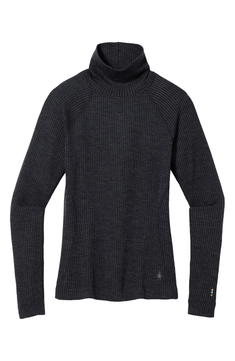 Smartwool Long Sleeve Merino Wool Turtleneck Top, Alternate, color,