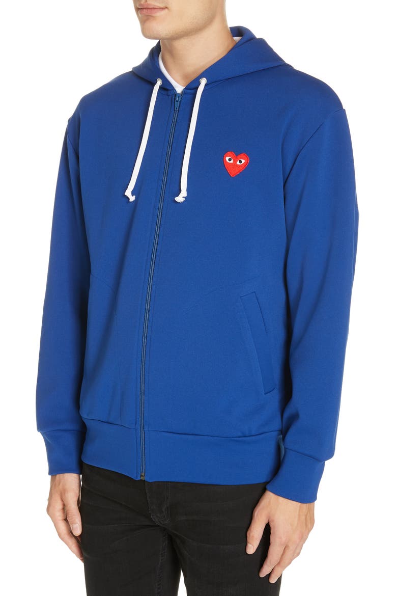Zip-Up Hoodie, Alternate, color, NAVY