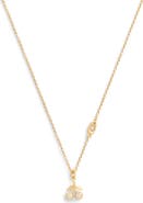 COACH Pavé Cherry Pendant Necklace