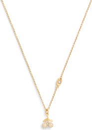 COACH Pavé Cherry Pendant Necklace