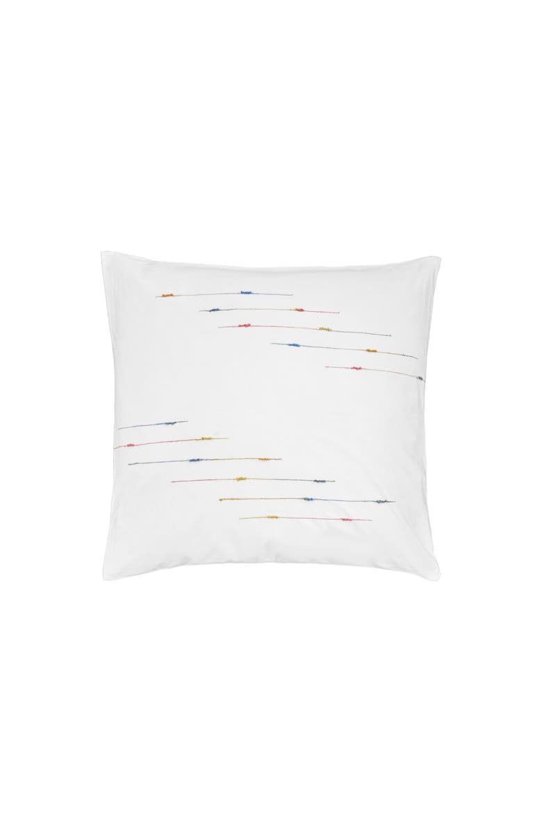 carol & frank 26" x 26" Raina Cotton Euro Pillow Sham, Main, color, White