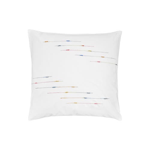 Carol & Frank 26" X 26" Raina Cotton Euro Pillow Sham In White