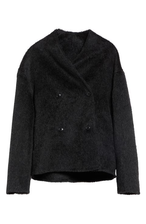 Wes Alpaca & Wool Double Breasted Jacket