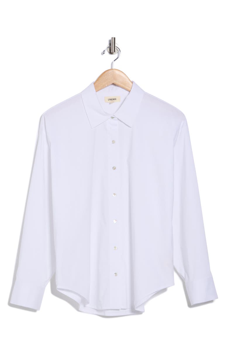 L'AGENCE Ripley Oversize Button-Up Shirt, Alternate, color, 